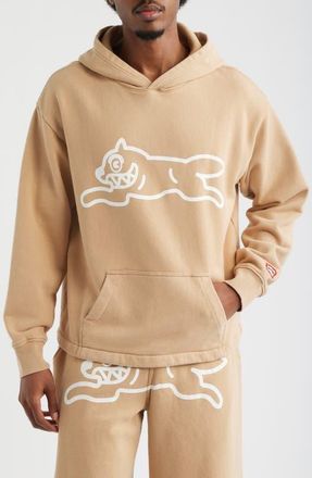 Icecream Run Logo Cotton French Terry Hoodie in Incense at Nordstrom, Size Xx-Large