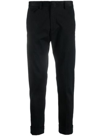 low brand Pantaloni sartoriali crop a vita bassa - Nero
