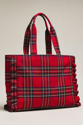 Shiraleah Scottie Ruffled Tote Bag