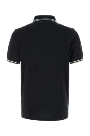 Fred Perry Twin Polo Shirt - Navy