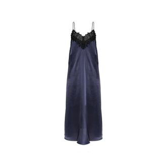 Iro Bailar Zijden Jurk - Dames - Casual kleedjes - Blauw - S - Kleedjes