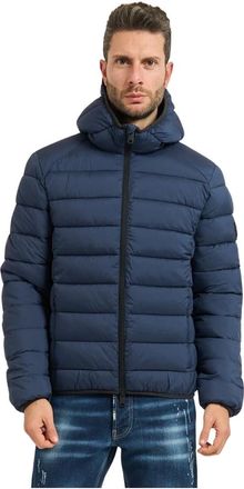 Ecoalf Hombre, Chaquetas, Azul, Talla: XL