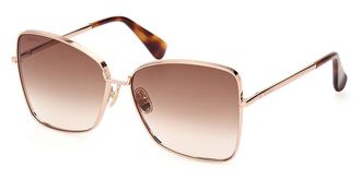Max Mara MM0097 MENTON1 28F Womens Sunglasses Gold Size 59