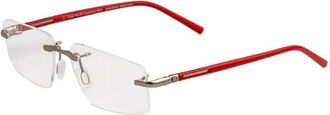 Tag Heuer Glasses, unisex, Gray, Size: 58 MM Essential Wire Rimless