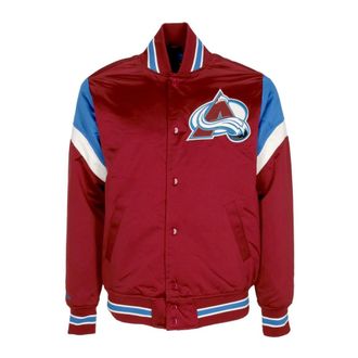 Mitchell & Ness Colorado Avalanche Bomberjack - Heren - Bomber jackets - Rood - S - Polyester - Jassen
