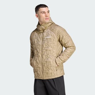 adidas Mens adidas Terrex Xperior PrimaLoft Loose Fill Insulated Hooded Jacket