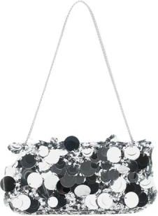 Paco Rabanne Sparkle Baguette Tas - Dames - Schoudertassen - Veelkleurig - ONE Size - Katoen - Tassen