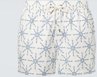 Frescobol Carioca Rio printed swim trunks