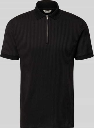 Selected Regular Fit Poloshirt mit Baumwoll-Anteil Modell FAVE in Black, Gr&ouml;&szlig;e XXL