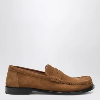 Loewe Campo loafers in tobacco suede