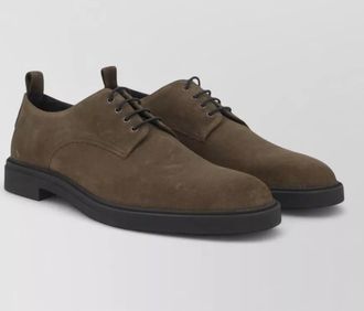HUGO BOSS leather derby shoes