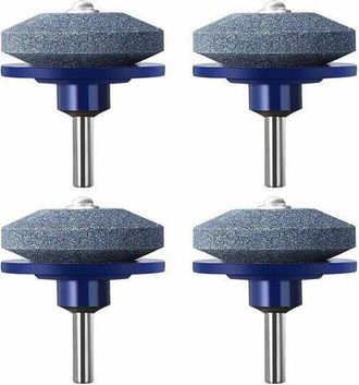 OEM Afilador, Juego De 4 Cuchillas Para Cortac&eacute;sped Rotativo, Herramienta De Jardiner&iacute;a, Piedra De Afilar Para Taladro El&eacute;ctrico - Rapanda