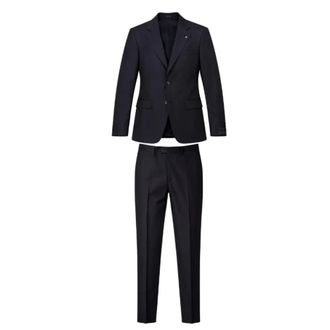Tagliatore Single Breasted Suits, male, Blue, Size: 2XL Single-breasted Suit