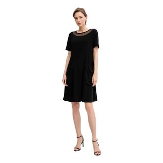 Joseph Ribkoff Dames, Jurken, Zwart, Maat: 2XL Spandex