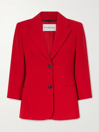 Givenchy Blazer In Cady Cr&ecirc;pe - Rosso