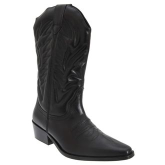 Woodland Gringos Mens High Clive Western Cowboy Boots (9 UK) (Black)