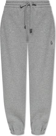Alexander McQueen Trainingsbroeken - Dames - Sweatpants - Grijs - XS - Katoen - Broeken