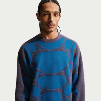 Nike Mens Project F.R.O.G. Jelly Cage Sweater in Purple | IF1272-573