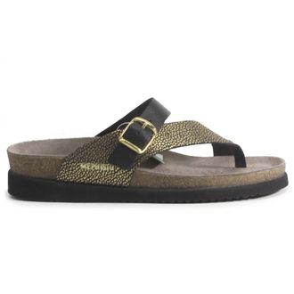 Mephisto Mephisto Helen Mix Leather Womens Hook and Loop Sandals - Gold - Size:UK 6.5