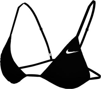 Nike Dames/Dames Logo Bikinitop (Zwart)