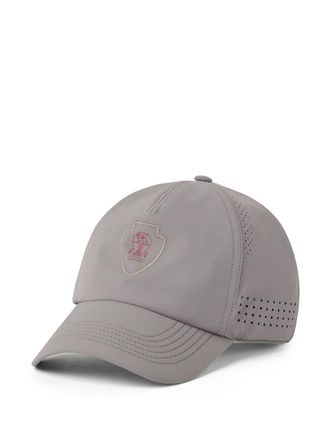 Brunello Cucinelli logo cap - men - Nylon/Elastane - M - Grey
