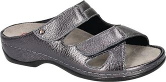Berkemann Janna Slipper - Dames - Sleehakken - Grijs - 40 1/2 EU - Wol - Schoenen