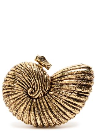 Chloé Sea Treasures Shell box Clutch - Gold - One Size