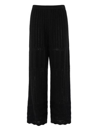 Eres Alliage trousers - women - Wool/Cashmere - M - Black