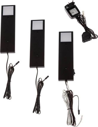 Lindby L&aacute;mparas Bajo Armario amaryll En Negro De Pl&aacute;stico - Lindby