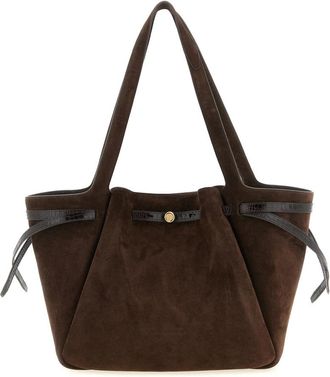 Tory Burch Romy Tote - Dames - Shoppers - Bruin - ONE Size - Leer - Tassen