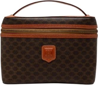 Celine Pre-owned Vanity Bag - Dames - Vintage Handtas - Bruin - ONE Size - Leer - Vintage