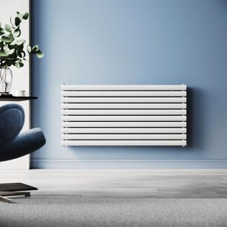 Sonni Sonni Radiador Horizontal Blancocalefacci&oacute;n Doble Capa, Conexi&oacute;n Lateral 1200x600mm
