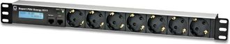 Gude Gude Distribuidor El&eacute;ctrico 7 Salidas Negro Montaje Rack