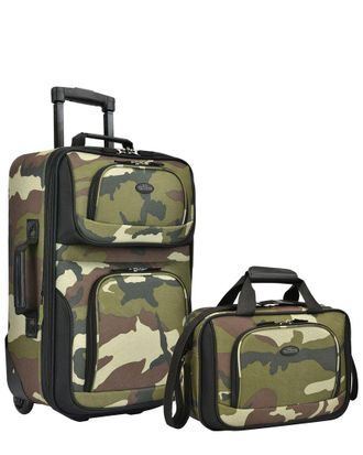 Travelers Choice Us Traveler Rio Expandable 2Pc Luggage Set