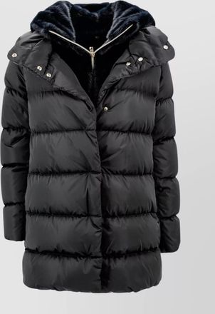 Herno down hooded a-line puffer jacket
