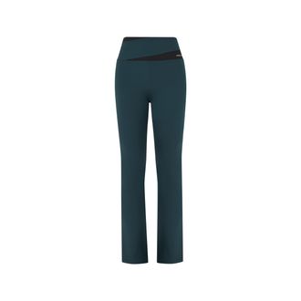 Freddy Leggings flare WR.UP CORE vita altissima inserti a contrasto