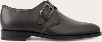 Ferragamo Men Single monkstrap Green Size 10.5