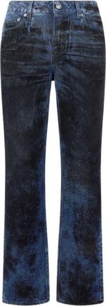 Roberto Cavalli Vintage Denim Jeans met Distressed Details - Heren - Regular Fit Jeans - Blauw - W30 - Denim - Jeans