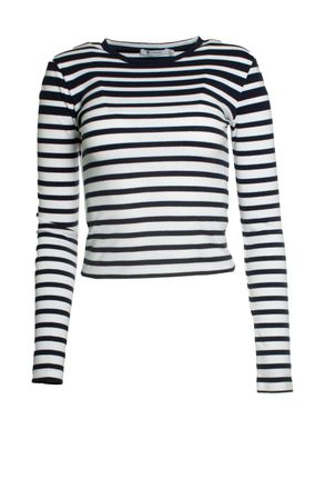 Alexander Wang T by Alexander Wang, Striped crewneck top