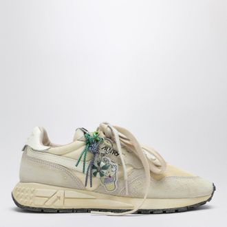 Autry Reelwind Super Vintage sneakers in &eacute;cru nylon and suede