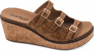 Corkys Footwear Womens Dont Mind Me Sandals In Brown