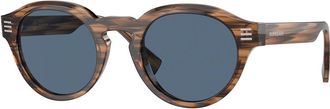 Burberry BE4404F Asian Fit 409680 Mens Sunglasses Brown Size 50