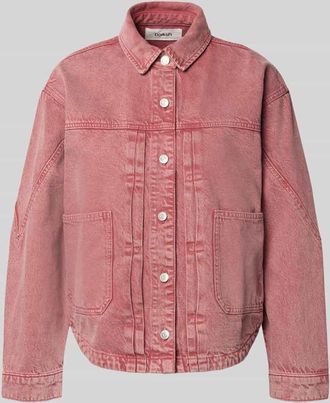 BA&SH Jeansjacke mit aufgesetzten Taschen Modell RUNO in Rose, Gr&ouml;&szlig;e XS