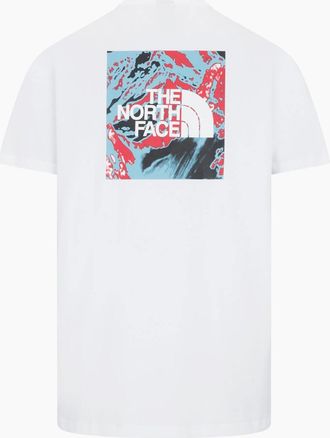 The North Face Mens The North Face Heat Map Mens T Shirts Short Sleeve Crew Neck Tee - White - Size: 42