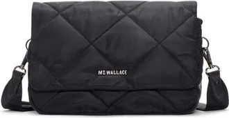 MZ Wallace Madison Flap Crossbody in Black at Nordstrom