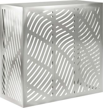 vidaXL Funda Para Aire Acondicionado Plateado 110 X 50 X 105 Cm Vidaxl