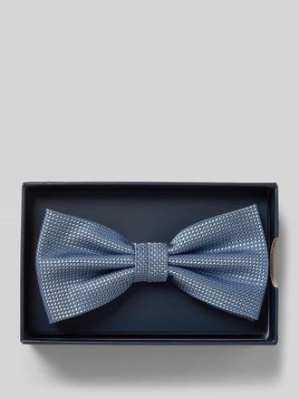 Willen Krawattenfabrik Fliege aus reiner Seide mit verstellbarer Kragenweite in Jeansblau, Gr&ouml;&szlig;e 1