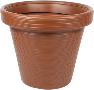 cofan Cofan - Maceta Rayada Color Terracota Pe &Oslash; 460 X 400 Mm 37,3 L Caja 4 Unid