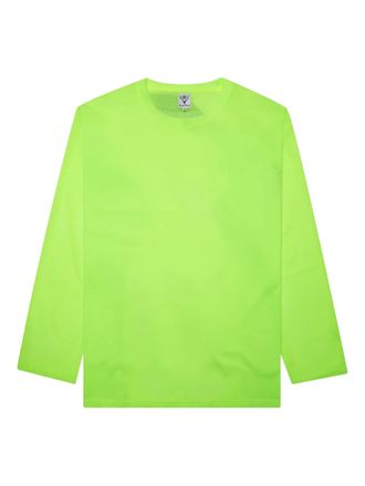 South2 West8 mesh knit T-shirt - Green