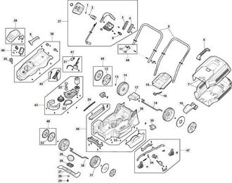 STIGA Sports Motor Y Engranajes E 300 Li 40 Original Stiga - 118810957/0